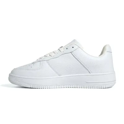 Sneakers lledr ffug achlysurol o ansawdd uchel i ddynion